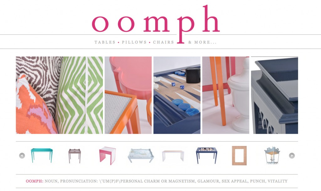 oomph, oomphonline.com oomphonline.com website design
